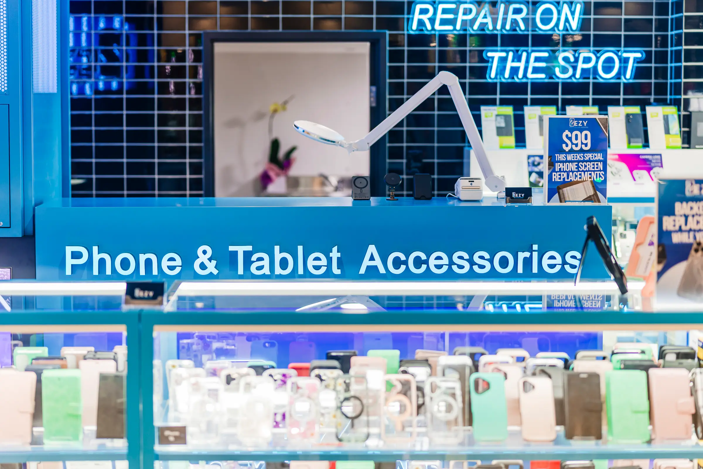 Phone repair storefront